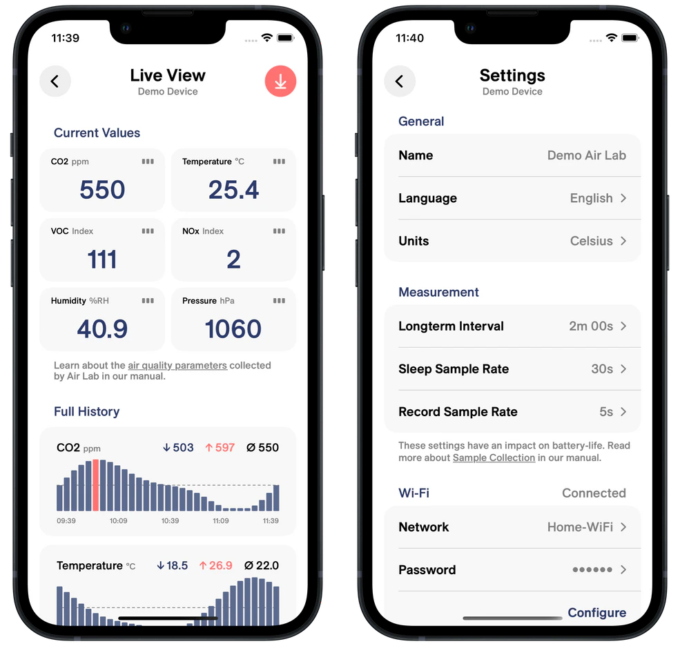 Air Lab Mobile App